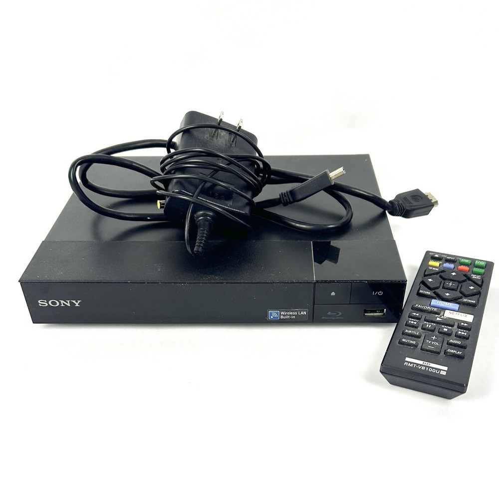 Sony BDP-S3700 Smart Blu-Ray Disc/ DVD Player  Built-In Wireless LAN *Working*